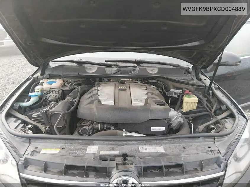 2012 VOLKSWAGEN TOUAREG VIN WVGFK9BPXCD004889 — фото 10