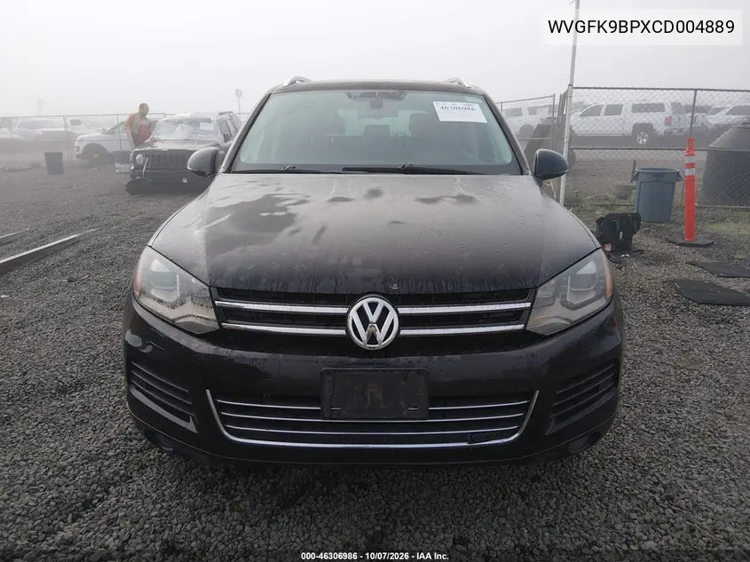 2012 VOLKSWAGEN TOUAREG VIN WVGFK9BPXCD004889 — фото 12