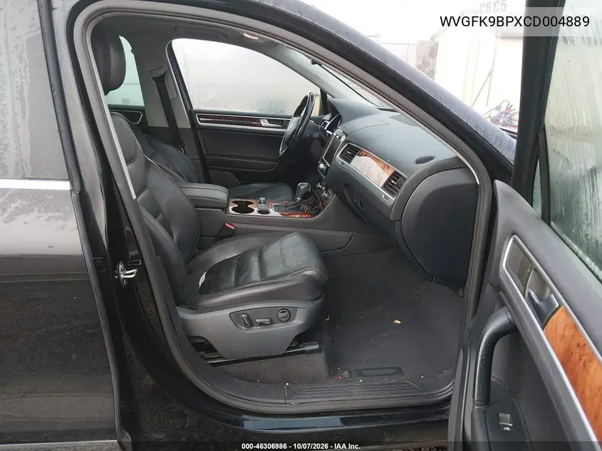 2012 VOLKSWAGEN TOUAREG VIN WVGFK9BPXCD004889 — фото 5