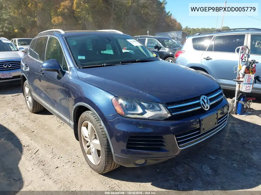 VOLKSWAGEN TOUAREG 2013, VIN WVGEP9BPXDD005779