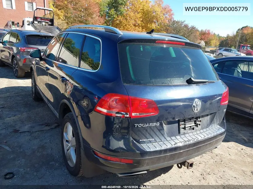 2013 VOLKSWAGEN TOUAREG VIN WVGEP9BPXDD005779 — фото 3