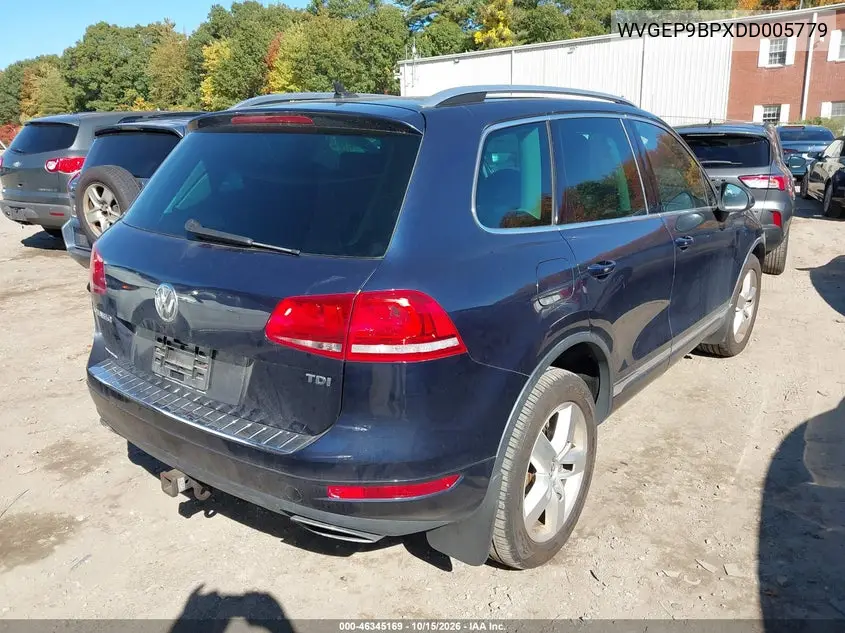 2013 VOLKSWAGEN TOUAREG VIN WVGEP9BPXDD005779 — фото 4