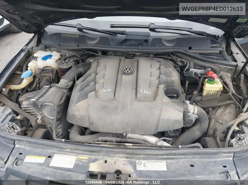 2014 VOLKSWAGEN TOUAREG VIN WVGEP9BP4ED012633 — фото 10