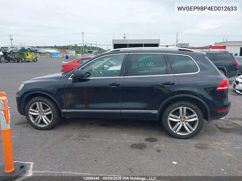 2014 VOLKSWAGEN TOUAREG VIN WVGEP9BP4ED012633 — фото 13