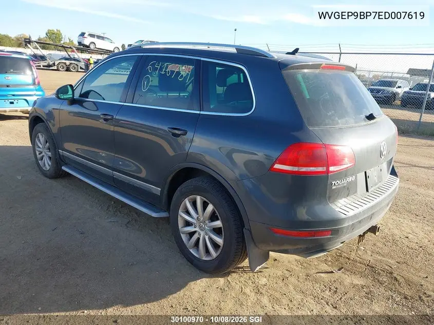 2014 VOLKSWAGEN TOUAREG VIN WVGEP9BP7ED007619 — фото 3