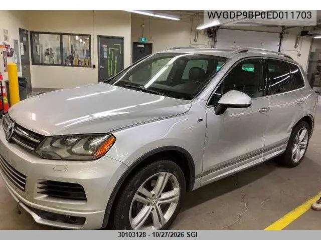 VOLKSWAGEN TOUAREG 2014, VIN WVGDP9BP0ED011703