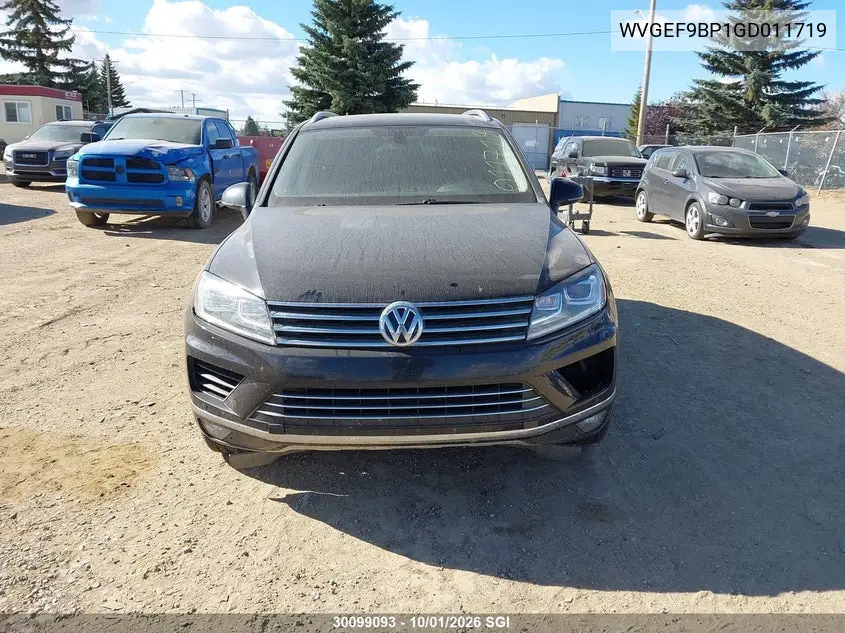 2016 VOLKSWAGEN TOUAREG VIN WVGEF9BP1GD011719 — фото 12