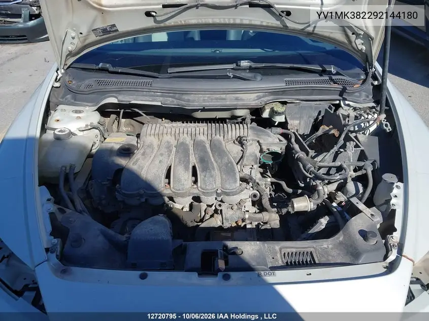 2009 VOLVO C30 VIN YV1MK382292144180 — фото 10
