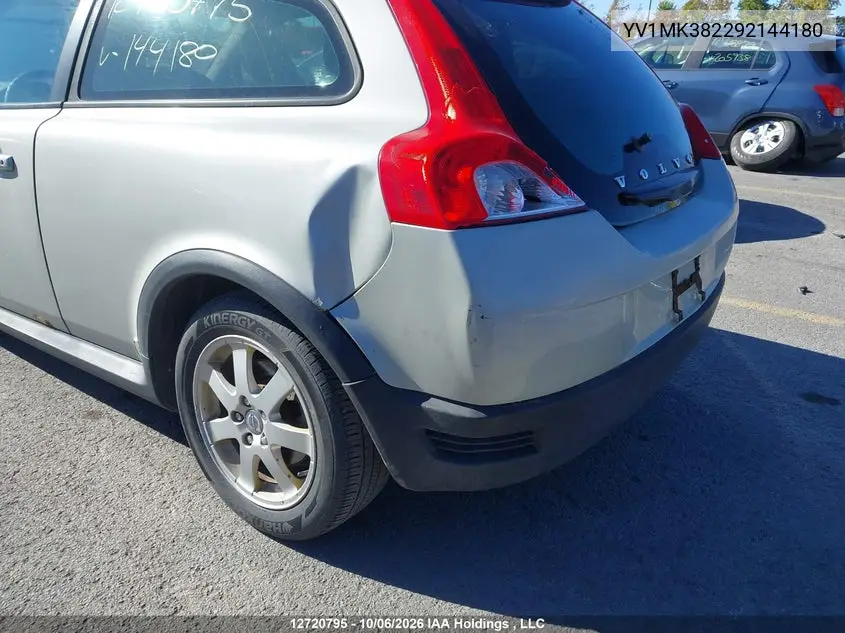 2009 VOLVO C30 VIN YV1MK382292144180 — фото 6