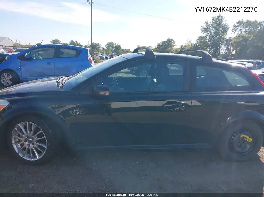 2011 VOLVO C30 VIN YV1672MK4B2212270 — фото 14