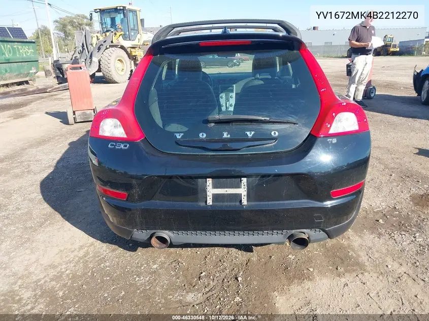 2011 VOLVO C30 VIN YV1672MK4B2212270 — фото 16