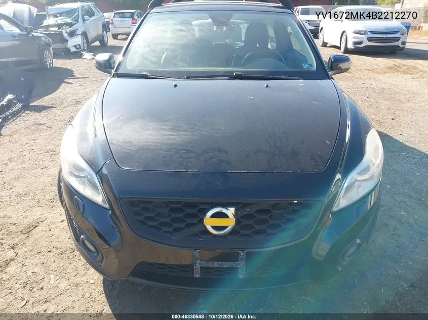 2011 VOLVO C30 VIN YV1672MK4B2212270 — фото 6