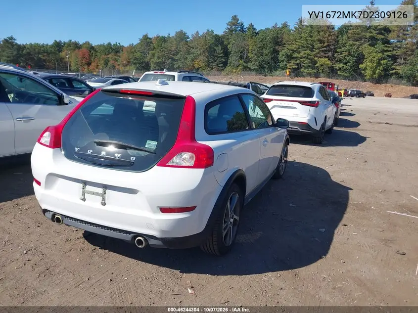 2013 VOLVO C30 VIN YV1672MK7D2309126 — фото 4