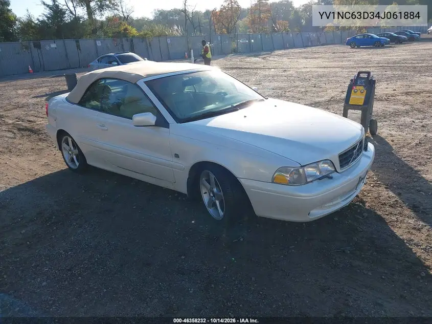 VOLVO C70 2004, VIN YV1NC63D34J061884