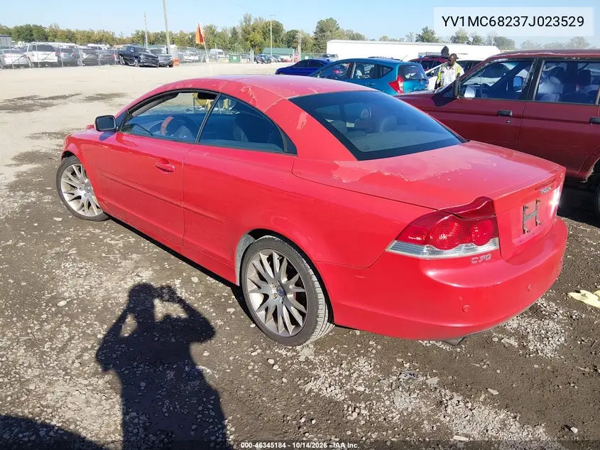 2007 VOLVO C70 VIN YV1MC68237J023529 — фото 3