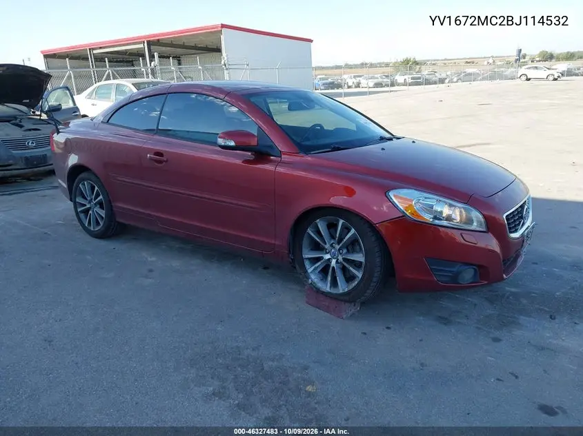 VOLVO C70 2011, VIN YV1672MC2BJ114532