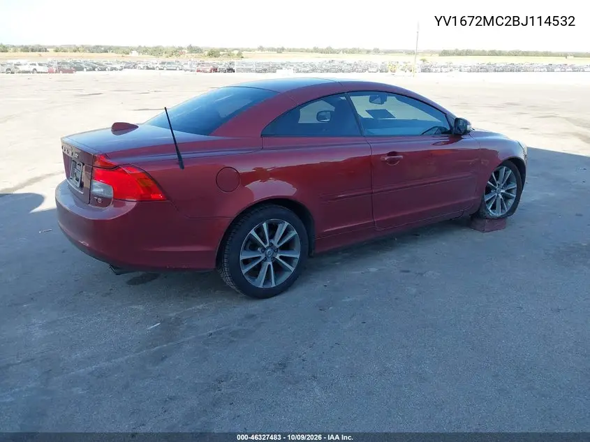 2011 VOLVO C70 VIN YV1672MC2BJ114532 — фото 4