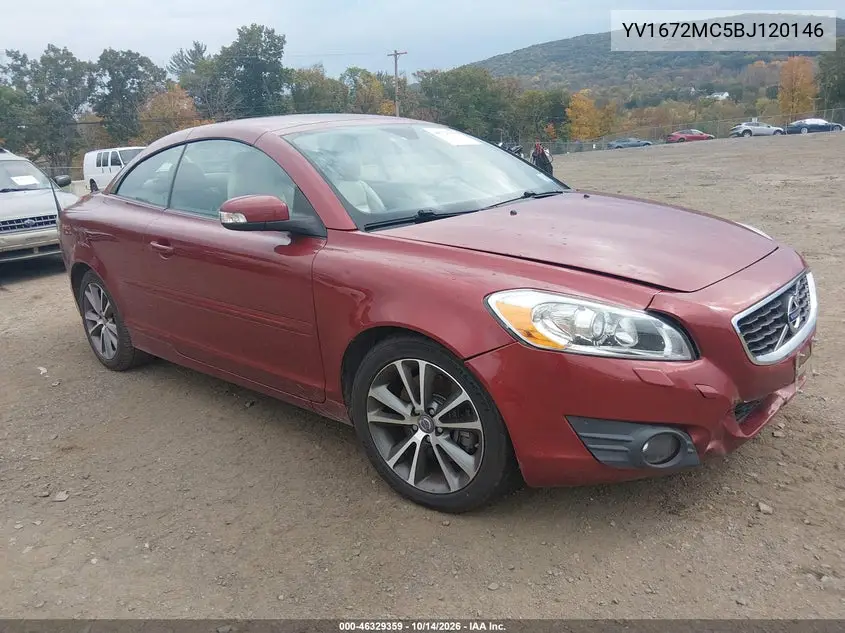 VOLVO C70 2011, VIN YV1672MC5BJ120146