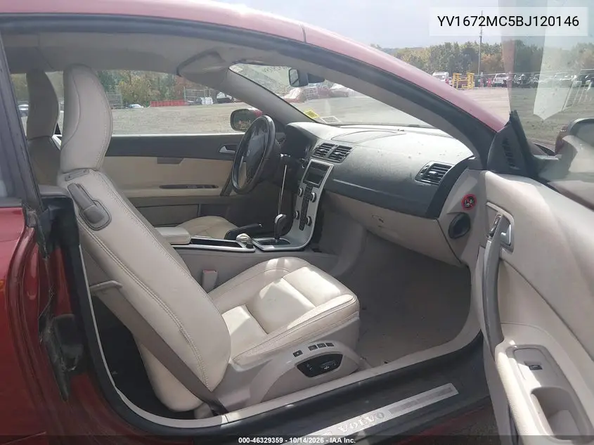 2011 VOLVO C70 VIN YV1672MC5BJ120146 — фото 5