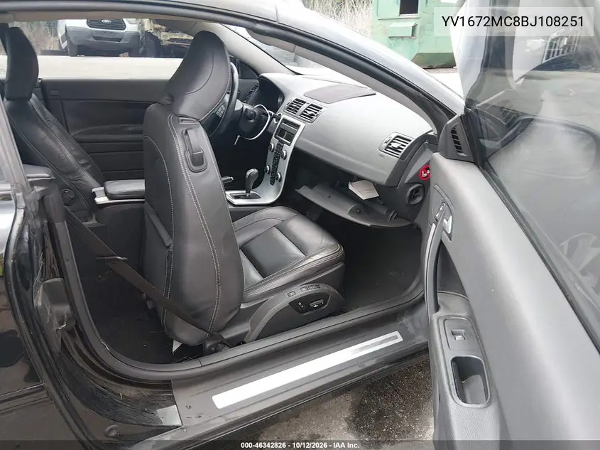 2011 VOLVO C70 VIN YV1672MC8BJ108251 — фото 5