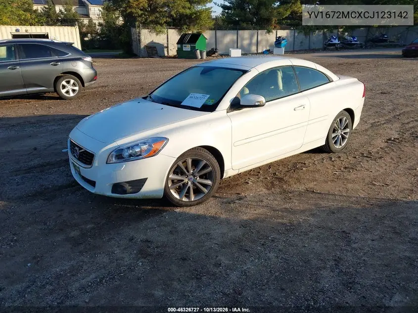 2012 VOLVO C70 VIN YV1672MCXCJ123142 — фото 2