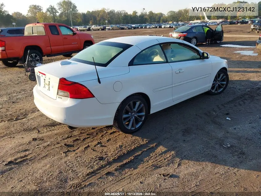 2012 VOLVO C70 VIN YV1672MCXCJ123142 — фото 4