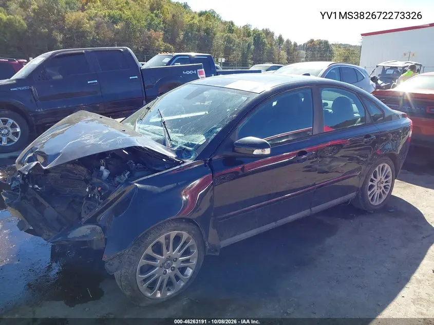 2007 VOLVO S40 VIN YV1MS382672273326 — фото 2