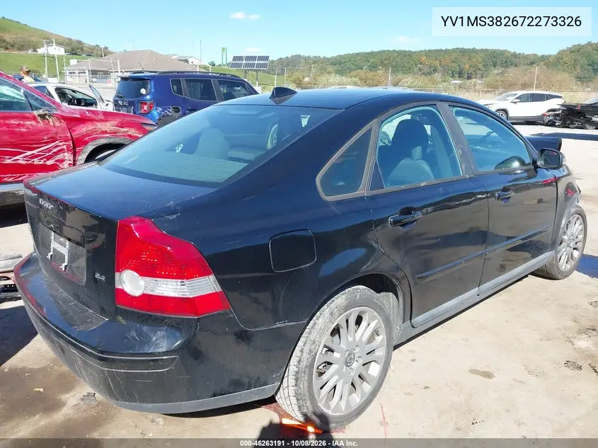2007 VOLVO S40 VIN YV1MS382672273326 — фото 4