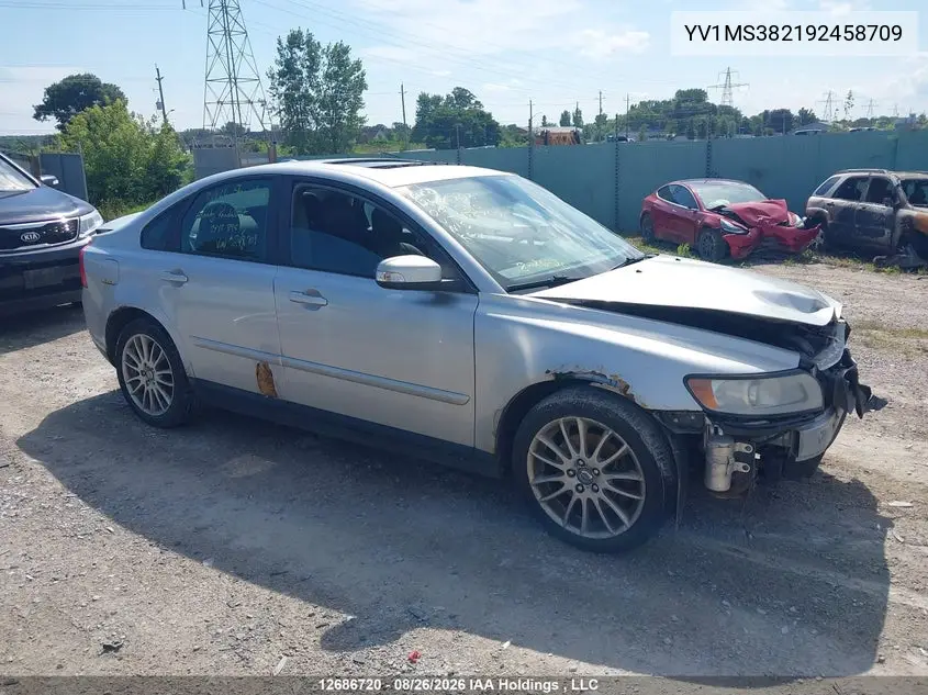 2009 VOLVO S40 VIN YV1MS382192458709 — фото 2