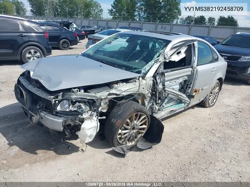 2009 VOLVO S40 VIN YV1MS382192458709 — фото 3