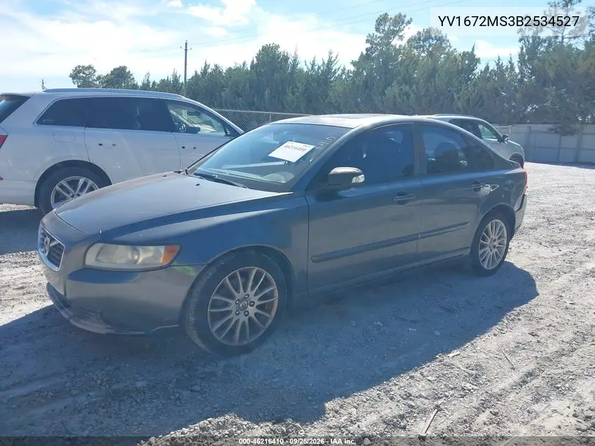 2011 VOLVO S40 VIN YV1672MS3B2534527 — фото 3