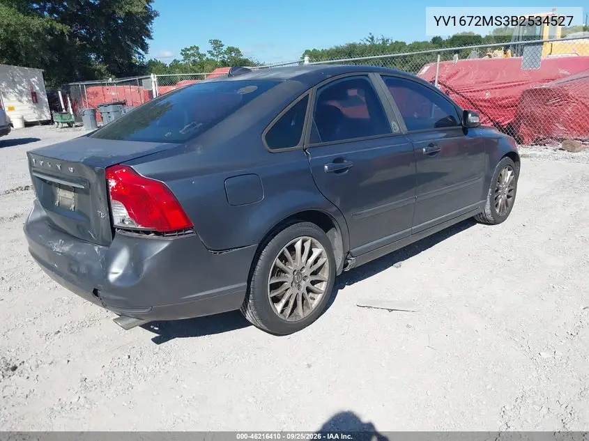 VOLVO S40 2011, VIN YV1672MS3B2534527