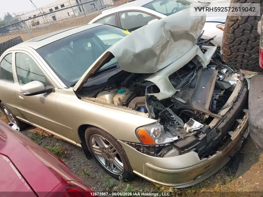 VOLVO S60 2007, VIN YV1RH592572619042