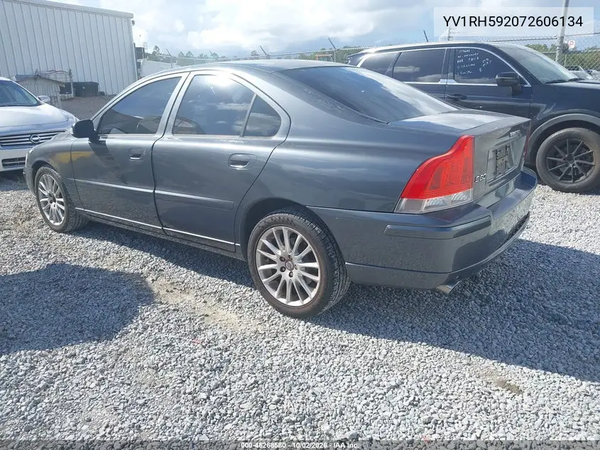 2007 VOLVO S60 VIN YV1RH592072606134 — фото 3