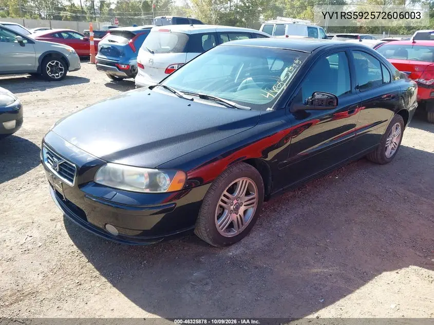 2007 VOLVO S60 VIN YV1RS592572606003 — фото 2