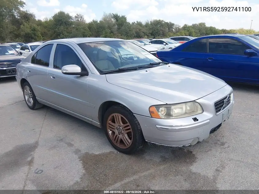 VOLVO S60 2009, VIN YV1RS592592741100