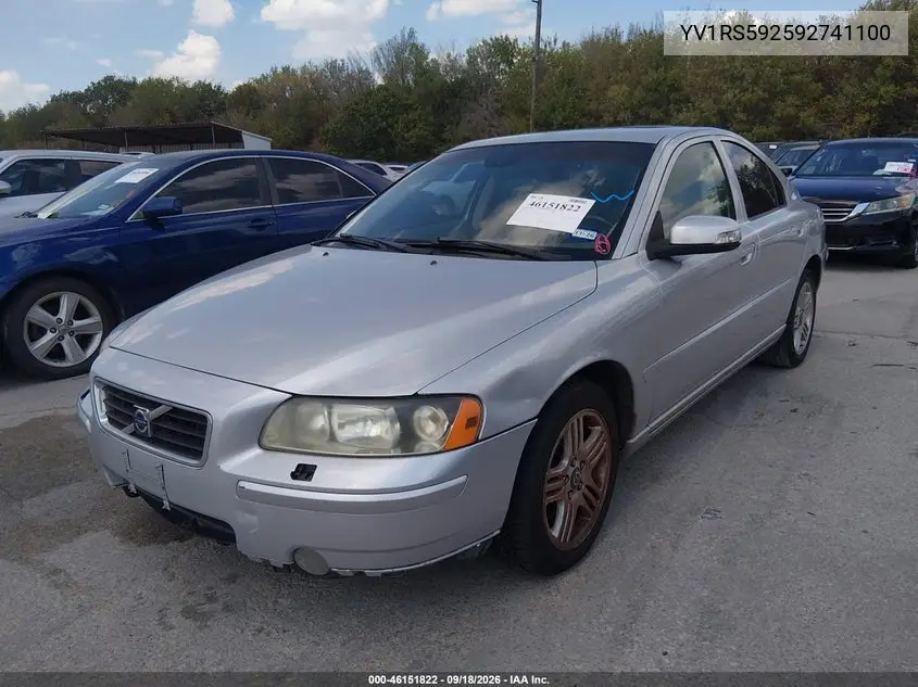 2009 VOLVO S60 VIN YV1RS592592741100 — фото 2