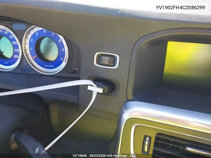 2012 VOLVO S60 VIN YV1902FH4C2086299 — фото 11