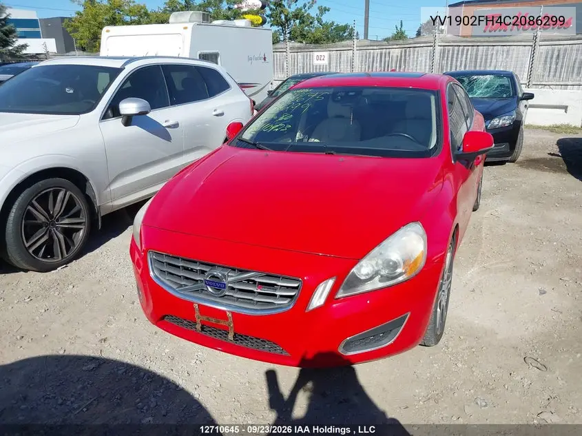 2012 VOLVO S60 VIN YV1902FH4C2086299 — фото 12