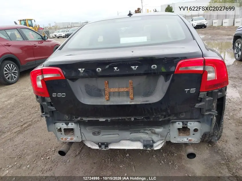 2012 VOLVO S60 VIN YV1622FSXC2027699 — фото 16