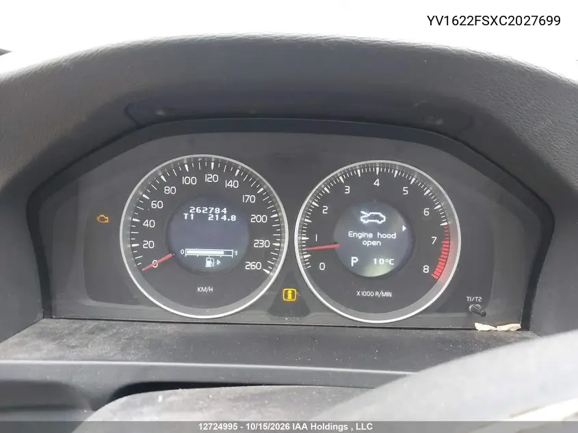 2012 VOLVO S60 VIN YV1622FSXC2027699 — фото 7