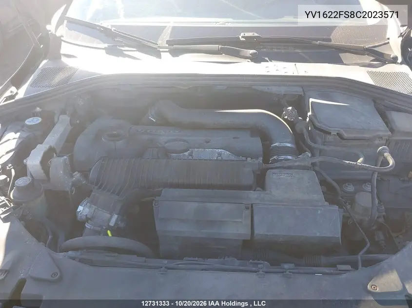 2012 VOLVO S60 VIN YV1622FS8C2023571 — фото 10
