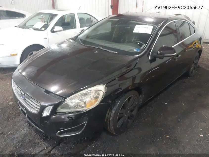 2012 VOLVO S60 VIN YV1902FH9C2055677 — фото 2