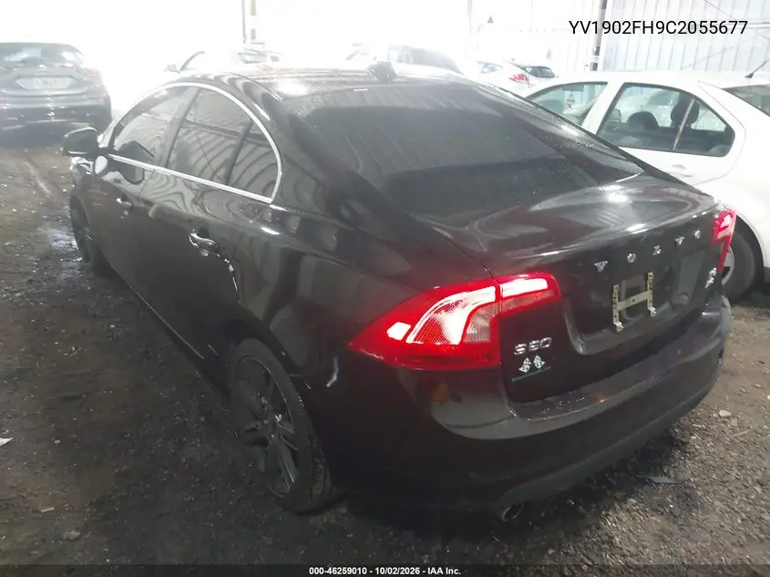 2012 VOLVO S60 VIN YV1902FH9C2055677 — фото 3