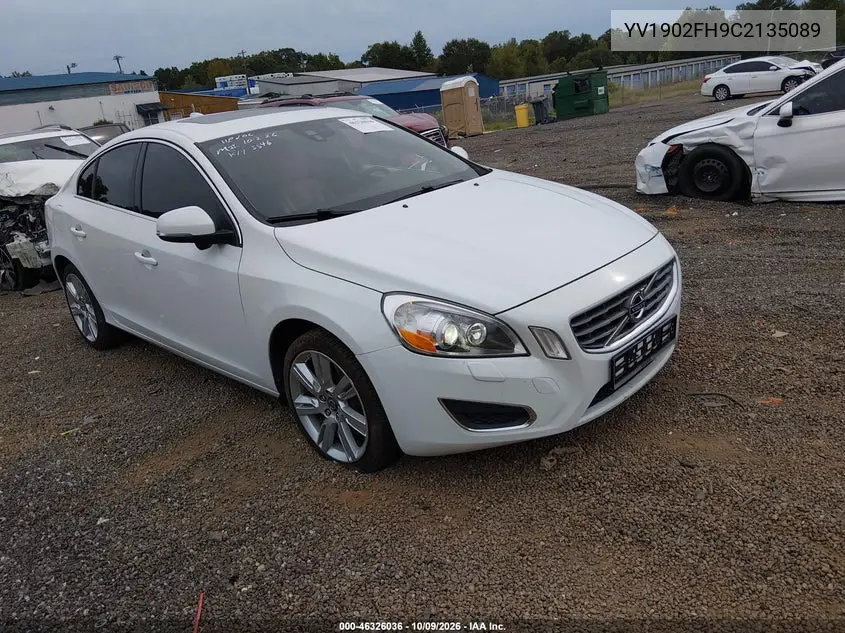 VOLVO S60 2012, VIN YV1902FH9C2135089