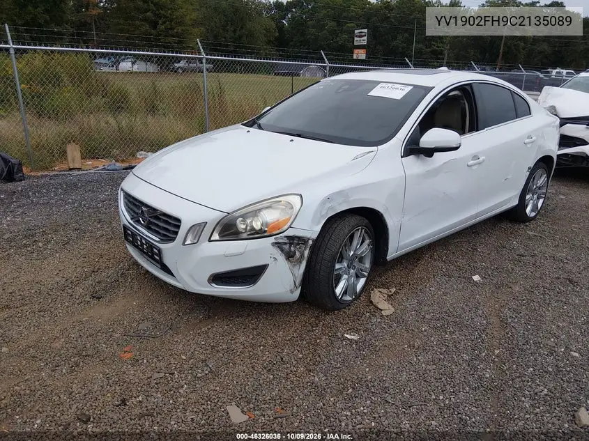 2012 VOLVO S60 VIN YV1902FH9C2135089 — фото 2
