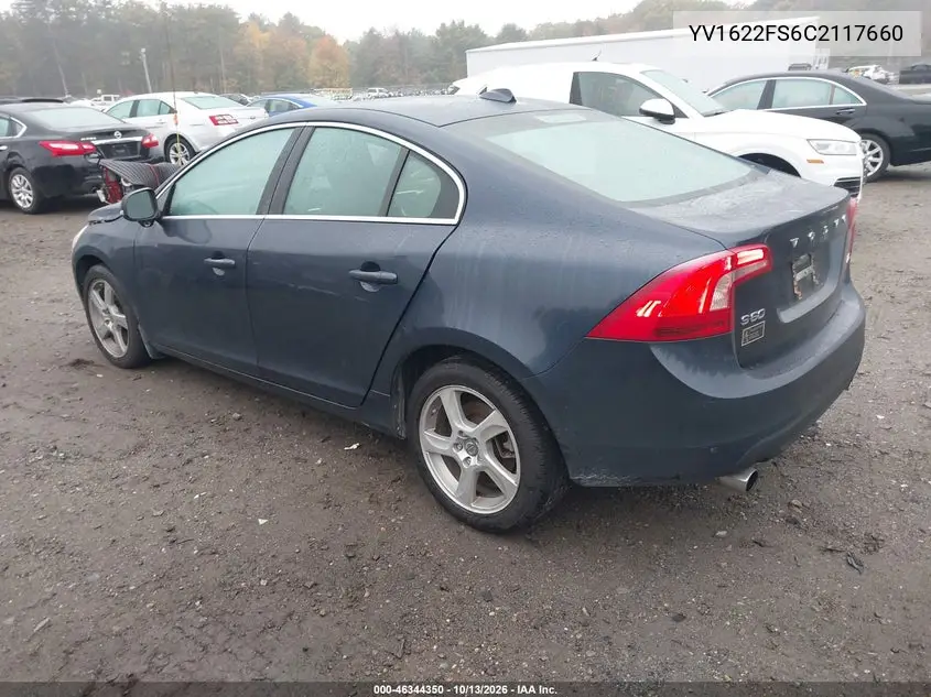 2012 VOLVO S60 VIN YV1622FS6C2117660 — фото 3