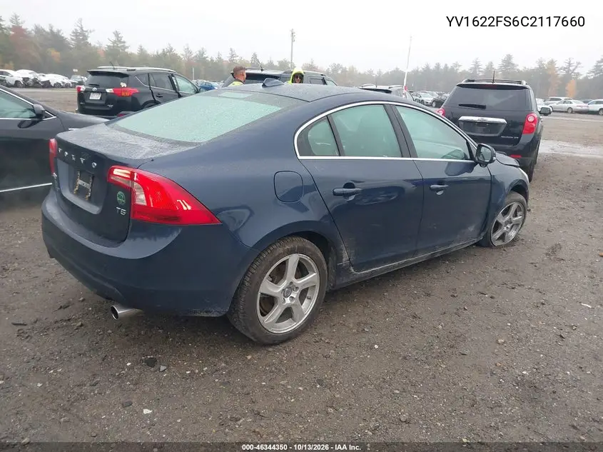 2012 VOLVO S60 VIN YV1622FS6C2117660 — фото 4