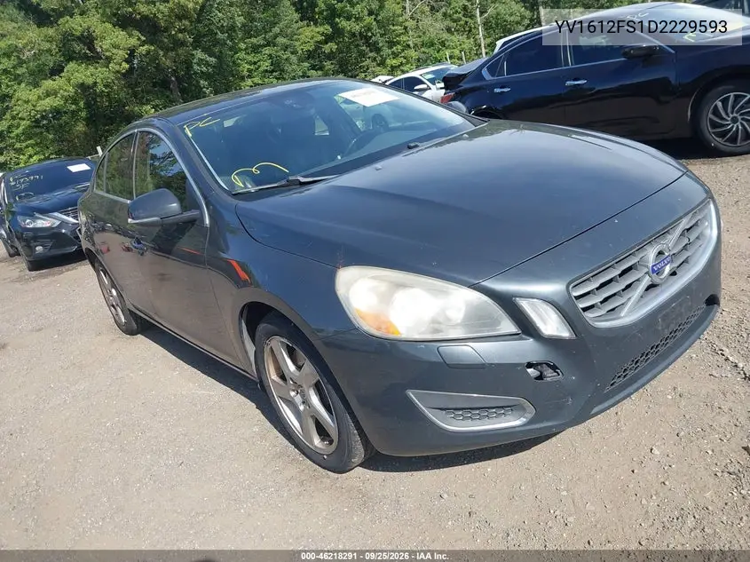VOLVO S60 2013, VIN YV1612FS1D2229593