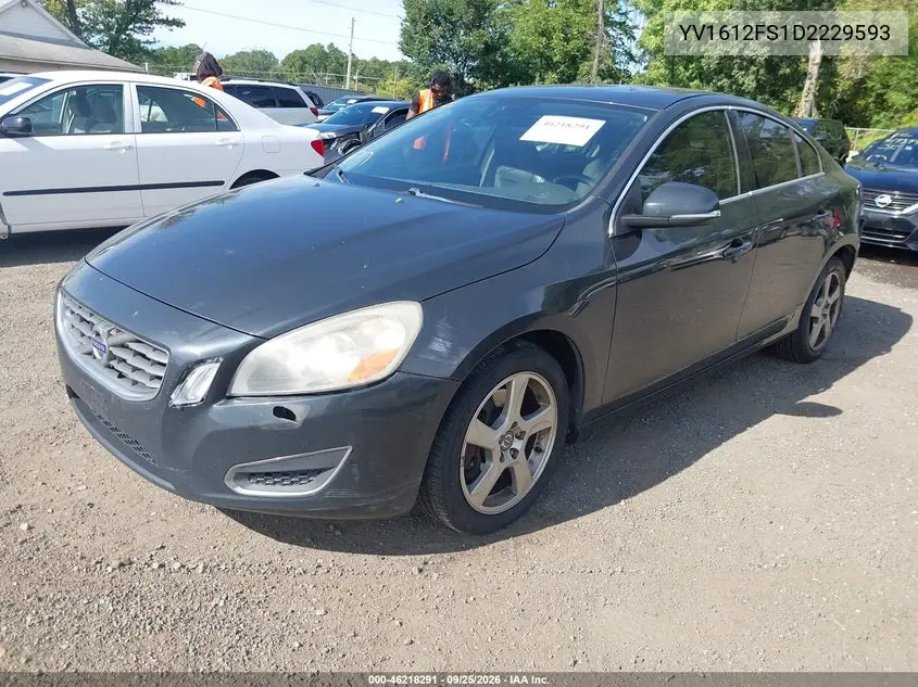 2013 VOLVO S60 VIN YV1612FS1D2229593 — фото 2